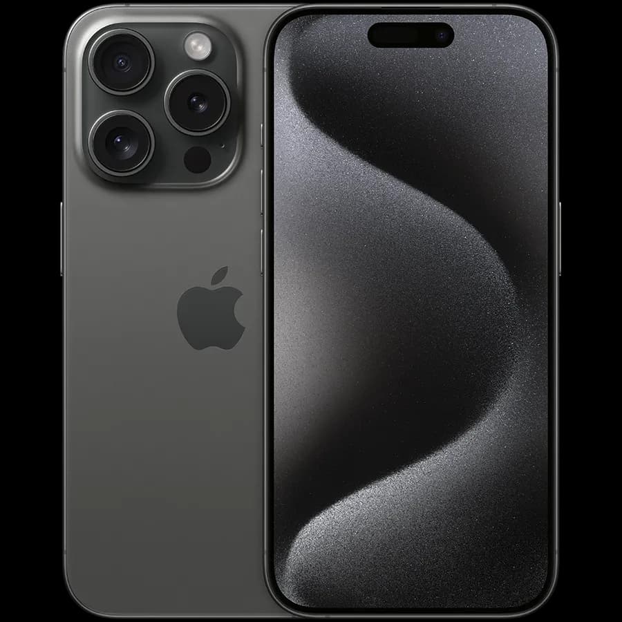 Apple iPhone 15 Pro 128GB Black Titanium, Grade C, Used, zdjęcie 1 z 12