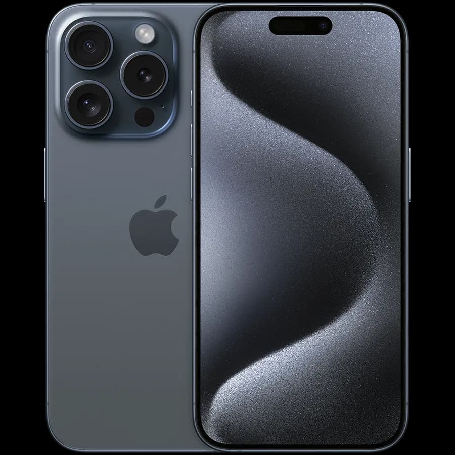Apple iPhone 15 Pro 256GB Blue Titanium, Grade A, Used, zdjęcie 1 z 12