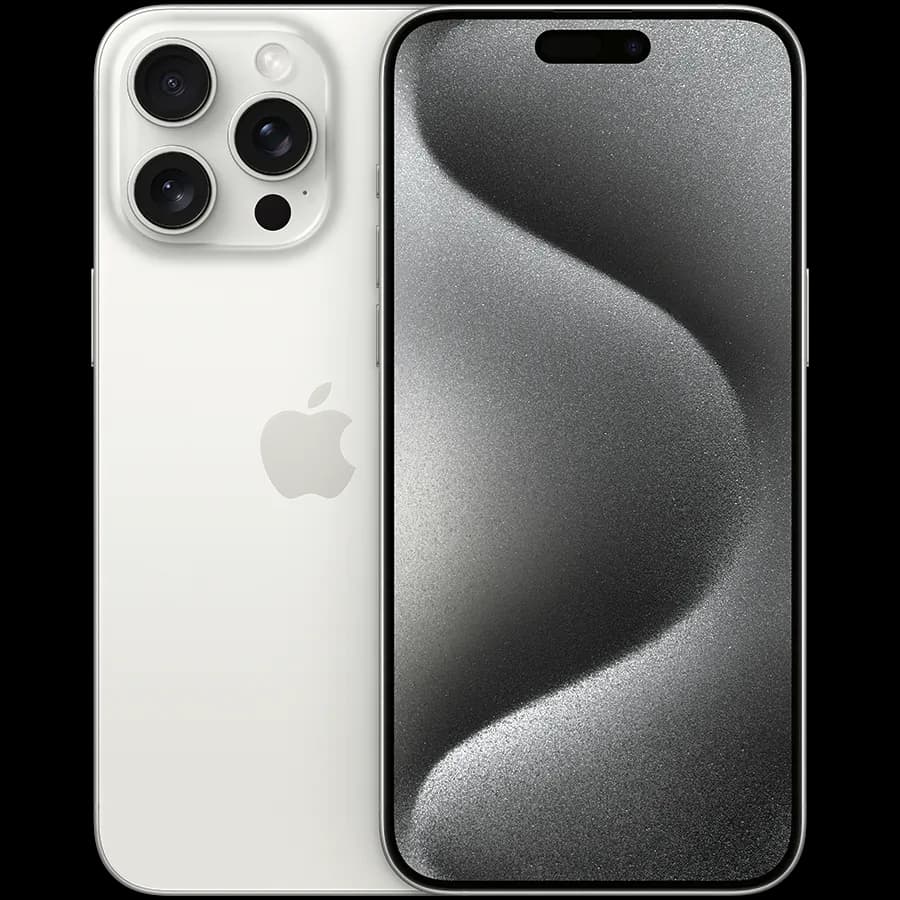 Apple iPhone 15 Pro Max 256GB White Titanium, Grade A, Used, zdjęcie 1 z 6