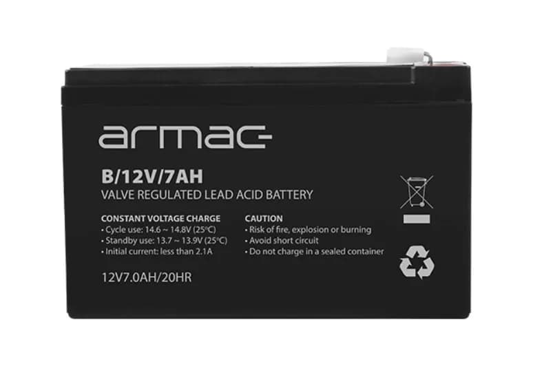 Armac AKUMULATOR DO UPS 12V/7AH UNIWERS. B/12V/7AH, zdjęcie 1 z 2