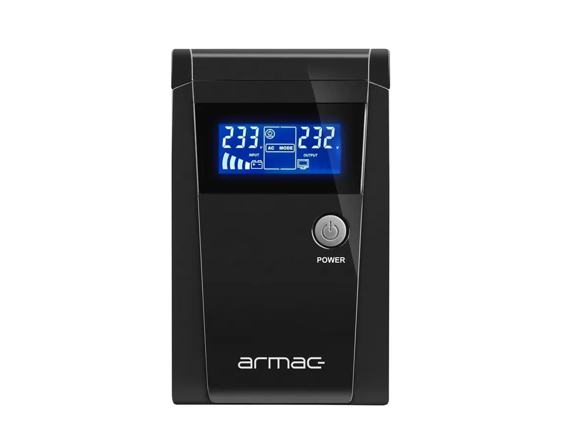 Armac UPS OFFICE LINE-INT 2X 230V PL O/650E/LCD, zdjęcie 1 z 6