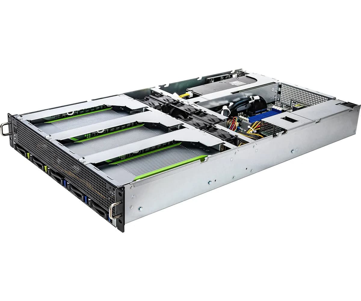 ASRock Platforma Rack (2U) AMD Epyc 7002/7003 (5xSFF, 2x10GbE, Red. PSU, IPMI), zdjęcie 1 z 4