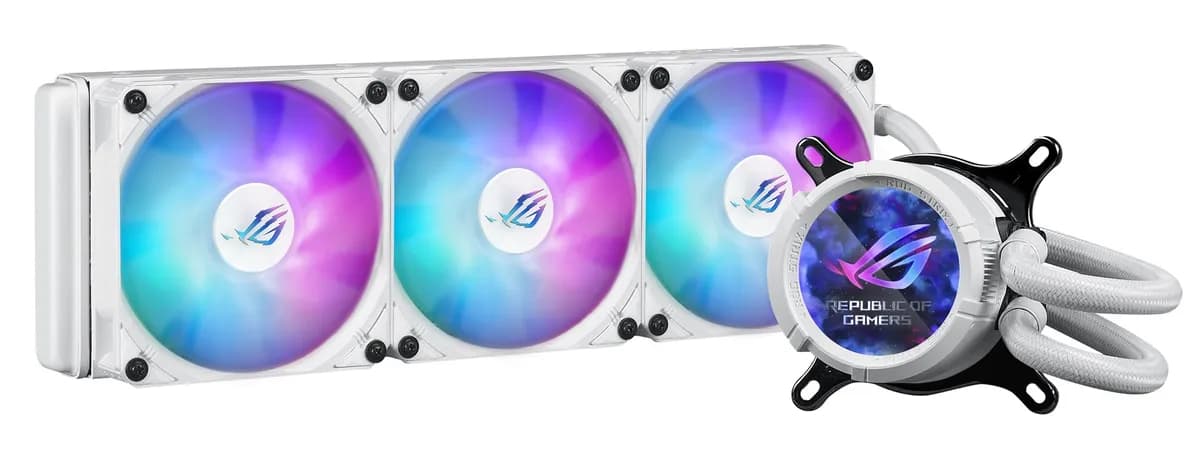 ASUS Chłodzenie ROG STRIX LC III 360 ARGB LCD WHT, zdjęcie 1 z 12
