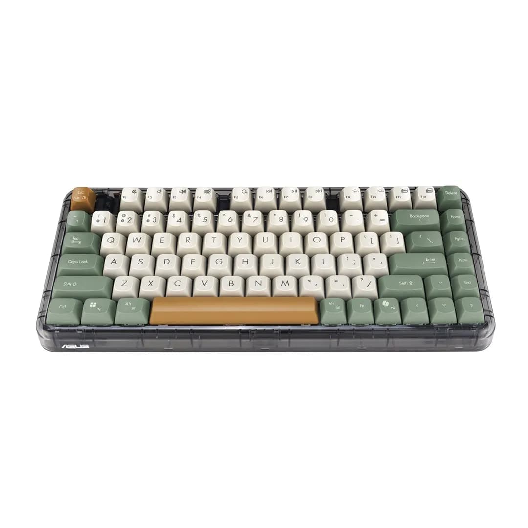 ASUS Klawiatura KD201 Jelly75 Wireless/Bluetooth Keyboard Milk White, zdjęcie 1 z 4