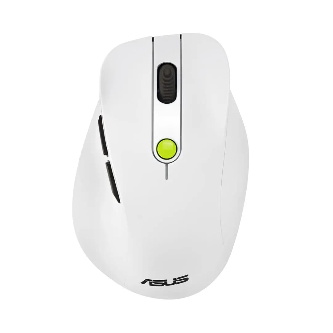 ASUS Mysz bezprzewodowa MD105 Wireless Mouse Volt Green 2400DPI Dual-mode wireless 2.4 GHz and, zdjęcie 1 z 7
