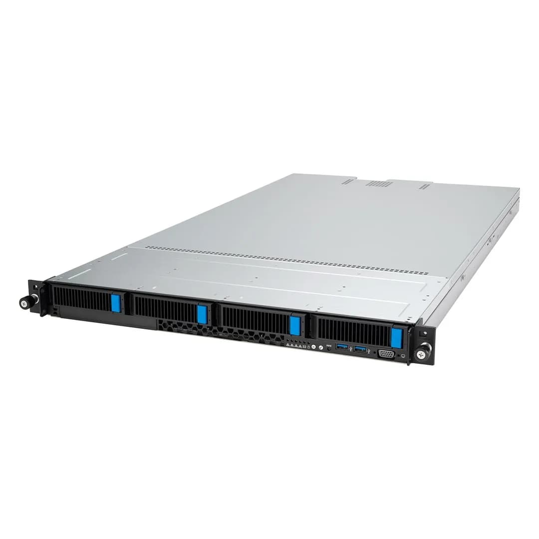 ASUS Platforma Rack (1U) RS501A-E12-RS4 AMD Epyc 9005/9004 (4x NVMe/SATA HS, 2xM.2, 2x1Gbe, zdjęcie 1 z 9