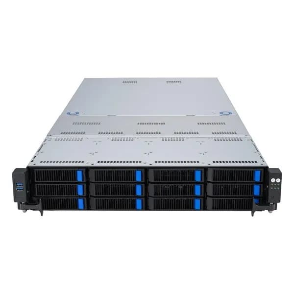 ASUS Platforma Rack (2U) RS720A-E12-RS12 AMD Epyc 9004 (8x NVMe, 4x SATA/SAS, 2xM.2, 4xGPU, zdjęcie 1 z 2