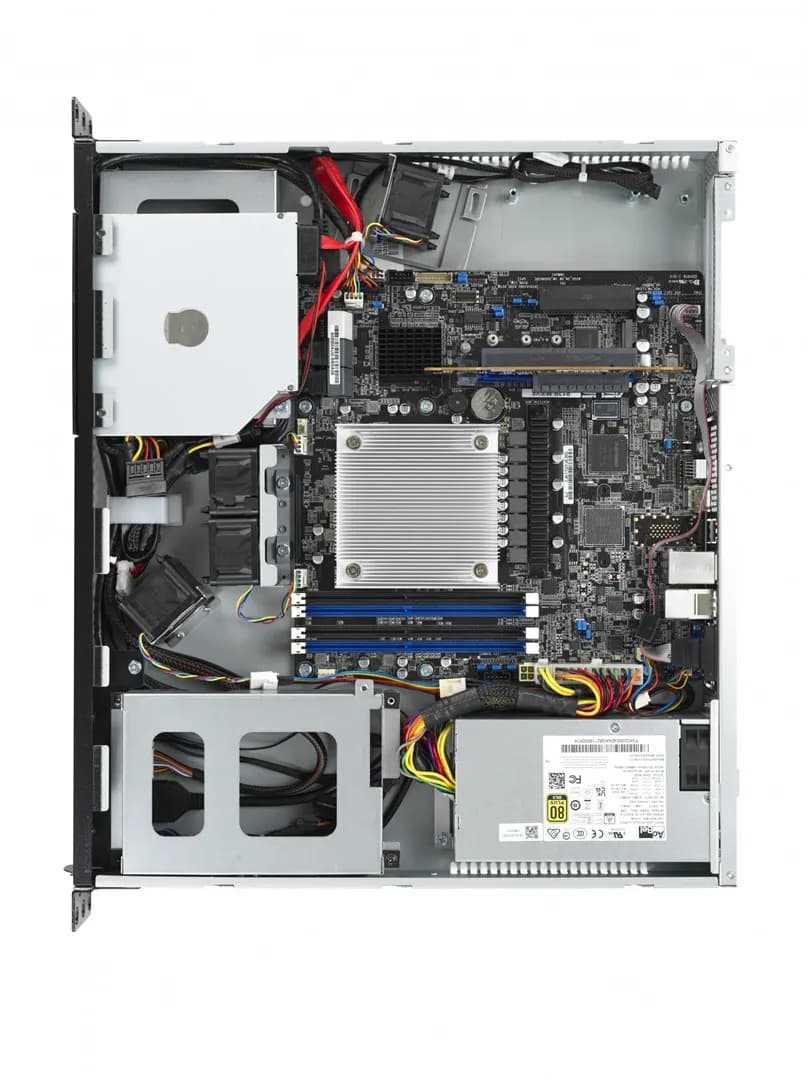 ASUS Rack 1U RS100-E11-PI2/250W Intel C2521x LGA1200 95W 4xDDR4 3200/2933/2666 2x3.5" SATA, zdjęcie 1 z 9