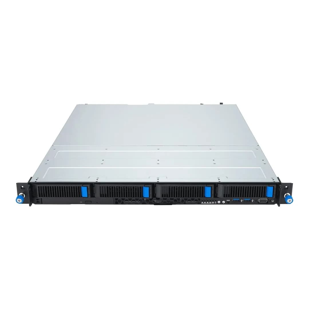 ASUS Rack 1U RS300-E12-RS4/350W Intel C262 LGA1700 95W 4xDDR5 4400/4000/3600 4x3,5"/2,5", zdjęcie 1 z 9