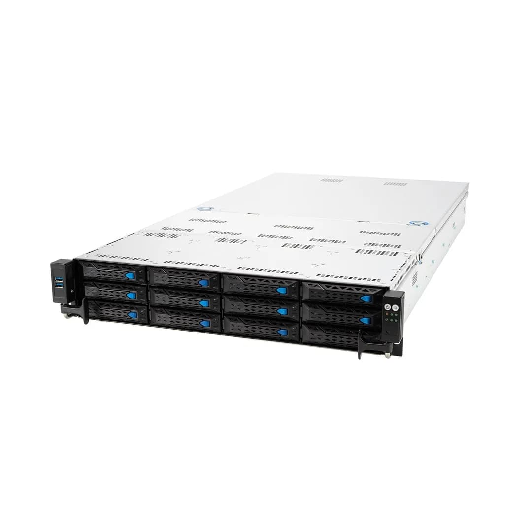 ASUS Rack 2U RS520A-E11-RS12U/1.6KW/12NVMe/GPUAMD MILAN 1x LGA4094 (SP3) 280W 16xDDR4, zdjęcie 1 z 7