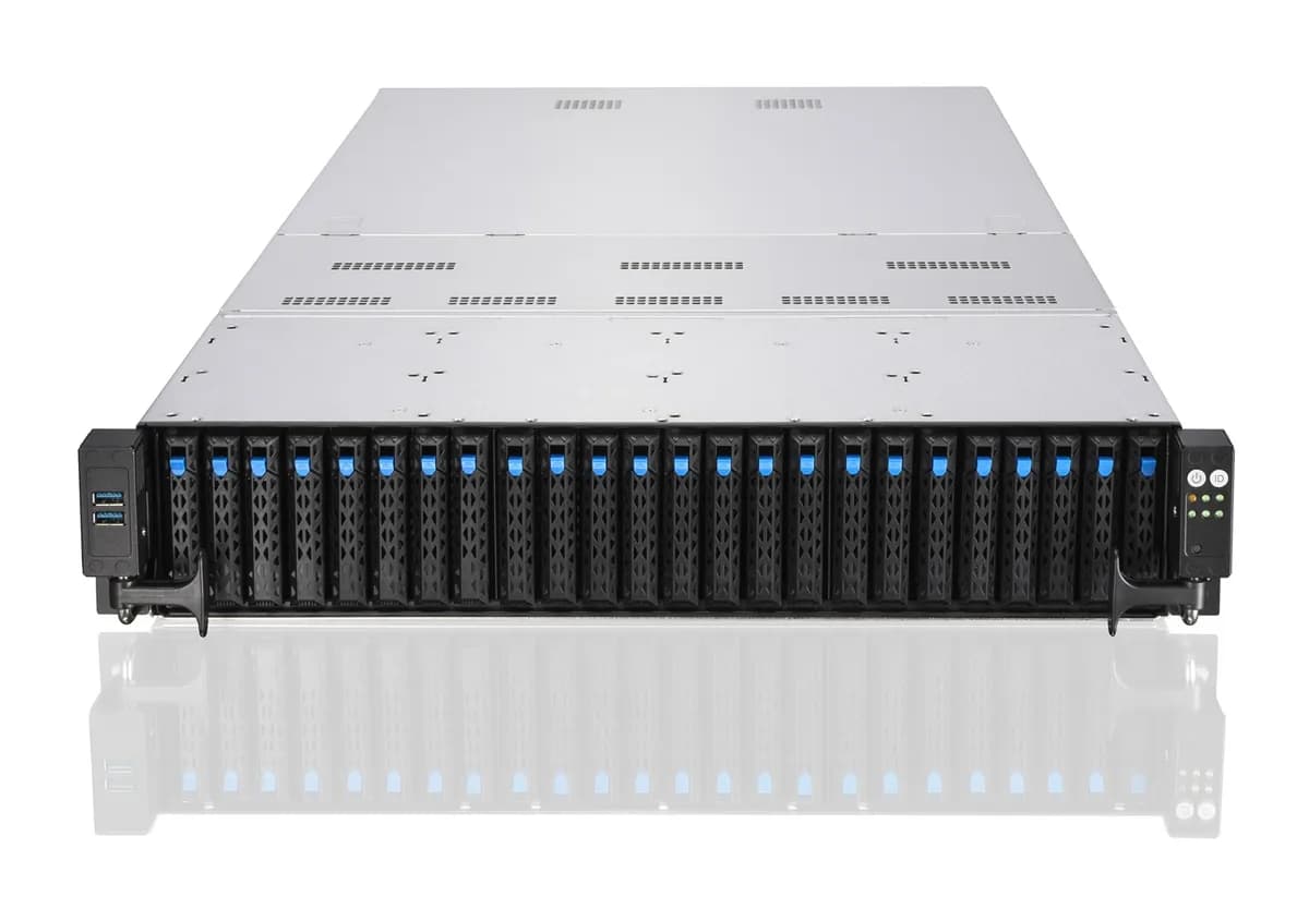 ASUS Rack 2U RS720A-E11-RS24U/10G/1.6KW/24NVMe/OCP AMD MILAN 2x LGA4094 (SP3) 280W 32xDDR4, zdjęcie 1 z 12