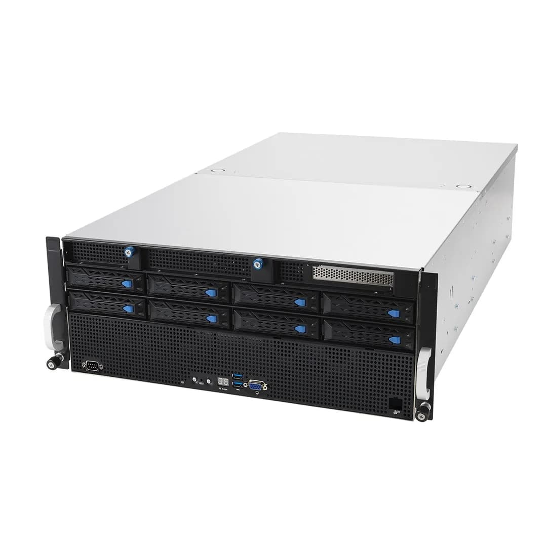 ASUS Rack 4U ESC8000A-E11-SKU1/2.2KW(2+2)/2PCIe/2NVMe AMD EPYC 2x LGA 4094 (SP3) 280W 32xDDR4, zdjęcie 1 z 9