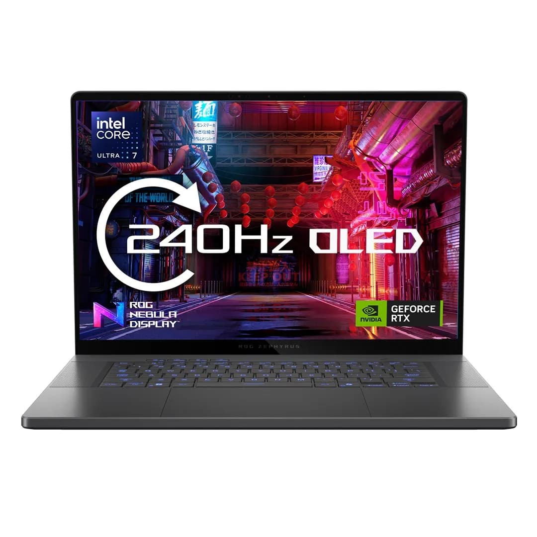 ASUS ROG Zephyrus G16 GU605CM-QR027W Ultra 7 255H 16"2.5K OLED 240Hz 500nits AG 16GB LPDDR5X, zdjęcie 1 z 12