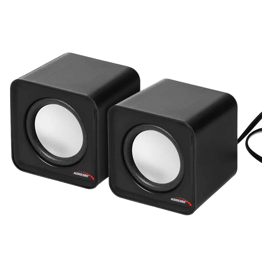 Audiocore Zestaw głośników komputerowe AC870B (2.0; kolor czarny), zdjęcie 1 z 10