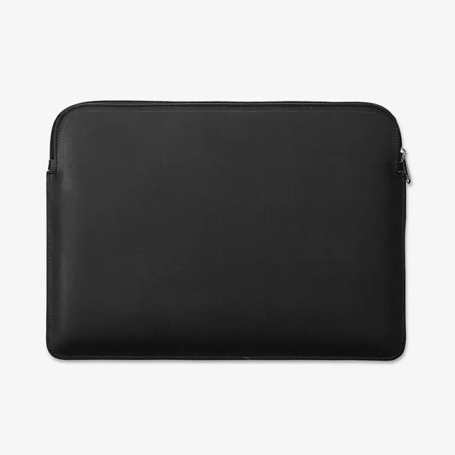 Baltan Etui skórzane z zamkiem do MacBooka 13-14" czarne, zdjęcie 1 z 4