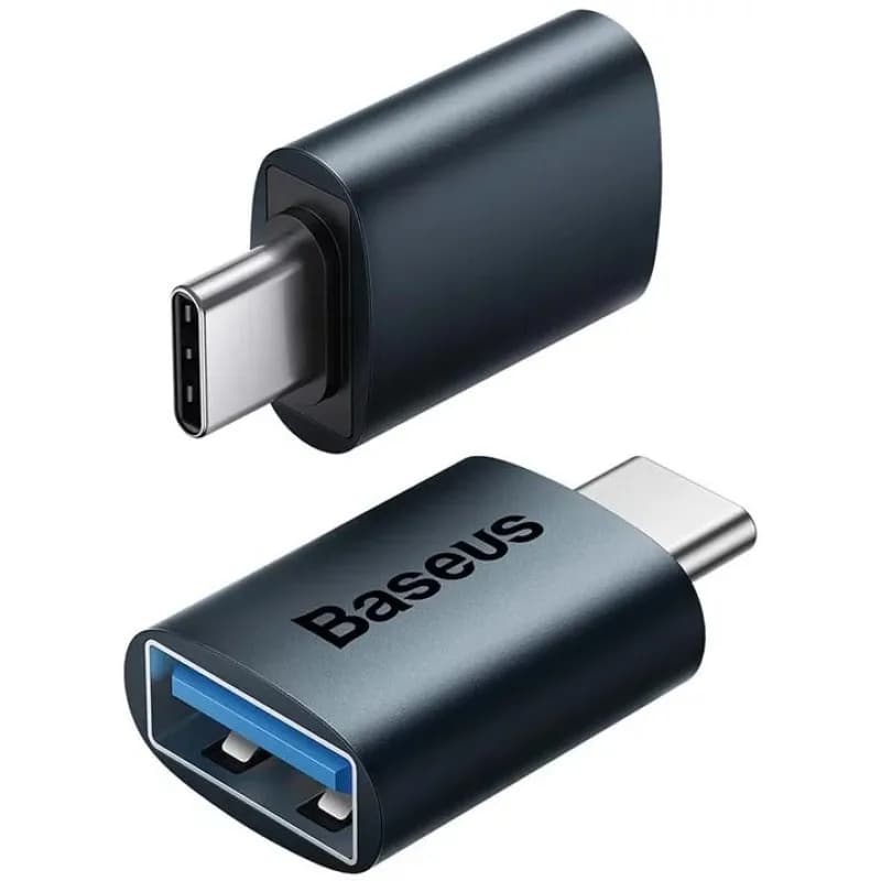 Baseus Adapter Ingenuity Series z USB-C do USB-A 10Gb/s - czarny, zdjęcie 1 z 4