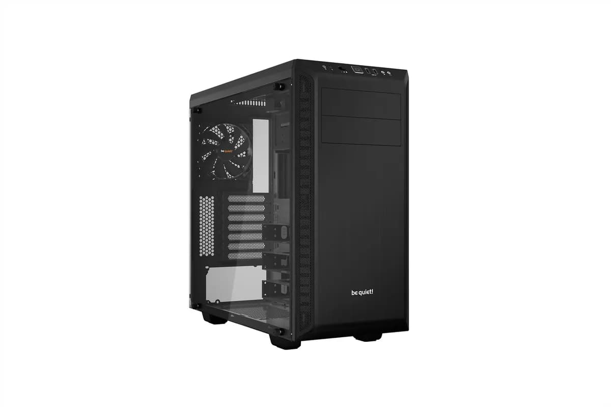 be quiet! Obudowa Pure Base 600 BGW21 (ATX, Micro ATX, Mini ITX; kolor czarny), zdjęcie 1 z 8