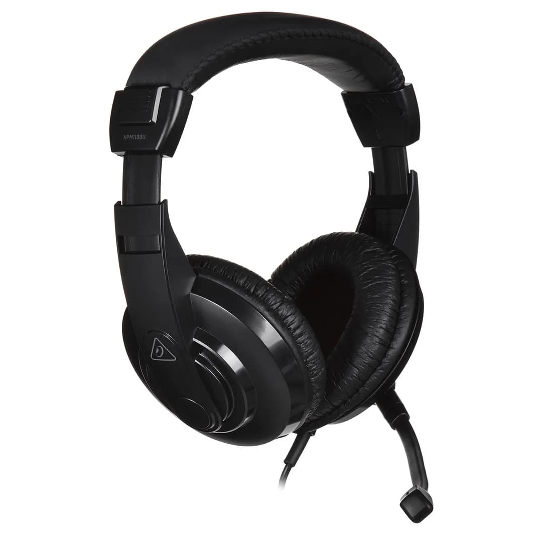 Behringer HPM1100U - Słuchawki zamknięte z mikrofonem i złączem USB, zdjęcie 1 z 9