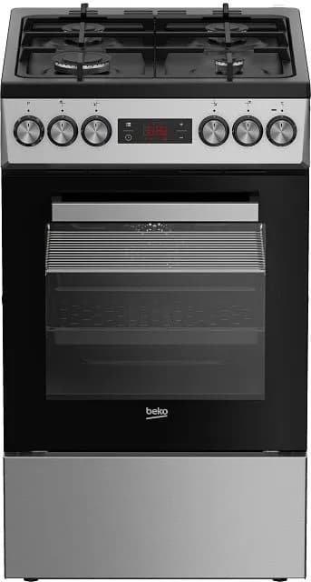 Beko Kuchnia gazowo-elektryczna FSM52332DXDT | termoobieg | czyszczenie parą | prowadnice, zdjęcie 1 z 3