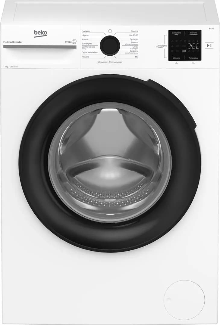 Beko Pralka wolnostojąca BM1WFU39225WPB 9 kg 1200 obr/min Slim | SteamCure | ColdWash | silnik, zdjęcie 1 z 4