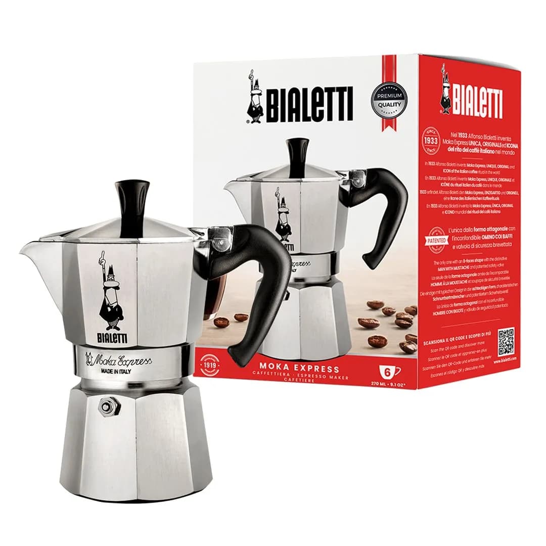 Bialetti Zaparzacz do kawy Moka Express (kolor srebrny), zdjęcie 1 z 5
