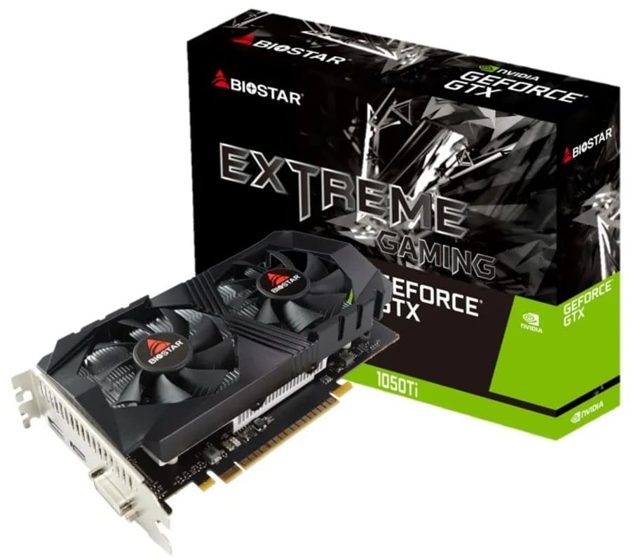 Biostar Karta graficzna GeForce GTX 1050 Ti 4GB GDDR5 (VN1055TF41)