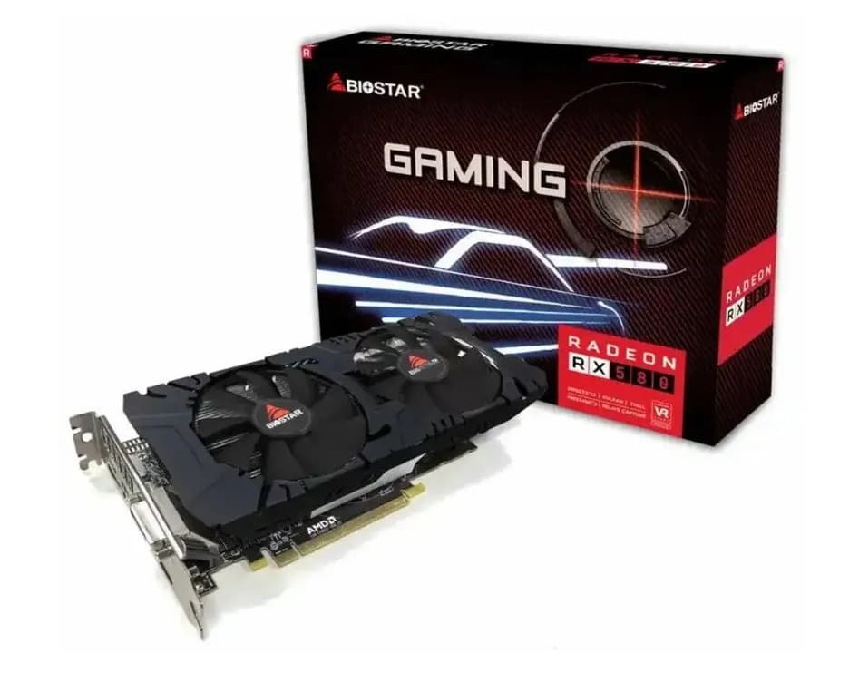 Biostar Karta graficzna Radeon RX 580 8GB GDDR5
