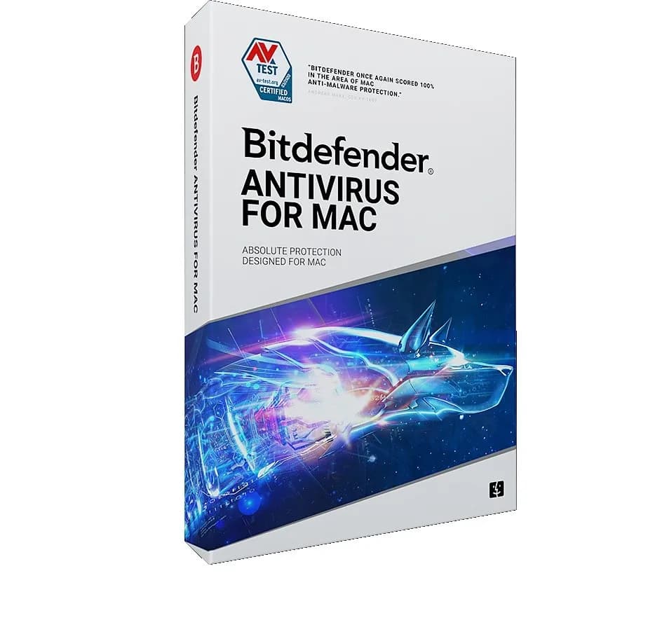 Bitdefender Antivirus for Mac (1 stan.; 36 miesięcy; Wersja cyfrowa; Domowa, Komercyjna)