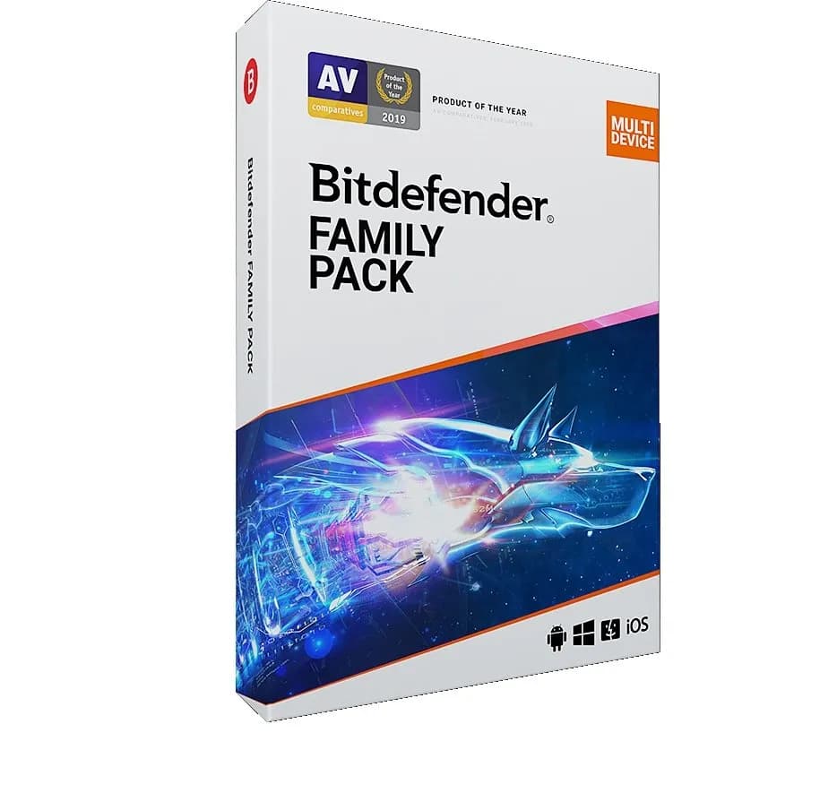 Bitdefender Family Pack (15 stan; 36 miesięcy; Wersja cyfrowa; Domowa)