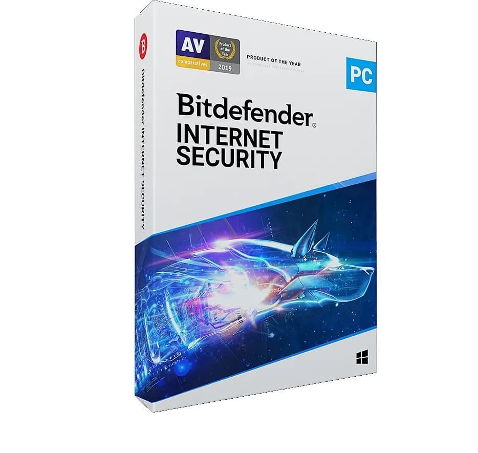 Bitdefender Internet Security (10 stan.; 12 miesięcy; Wersja cyfrowa; Domowa, Komercyjna)