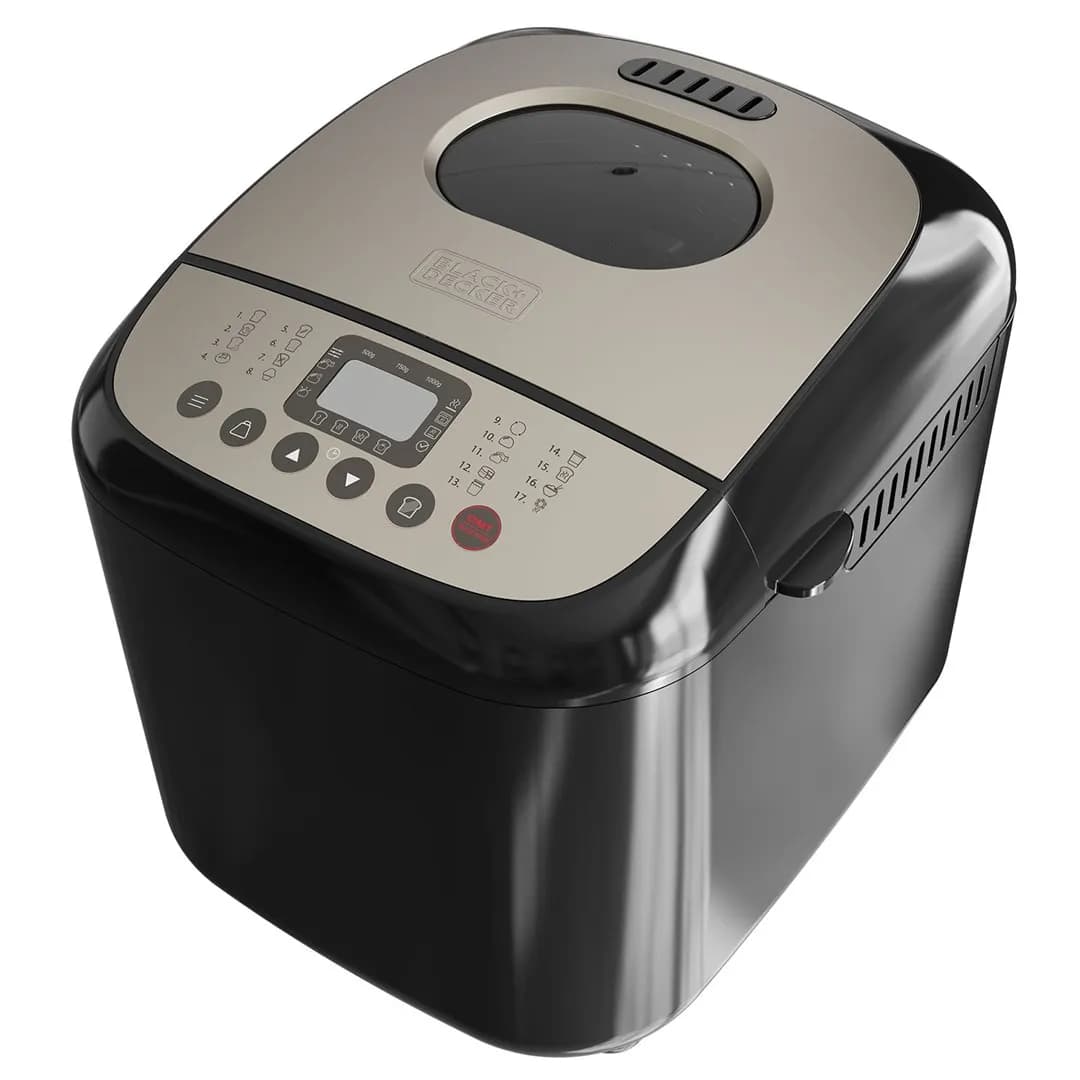 Black+decker Automat do wypiekania chleba BXBM600E 600W | 1kg | 3 poziomy intensywności, zdjęcie 1 z 6