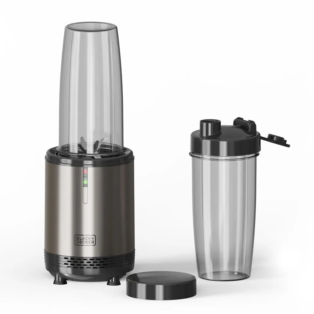 Black+decker Blender personalny BXJBA1203E |1000W + 2 butelki + 2 zakrętki, zdjęcie 1 z 5