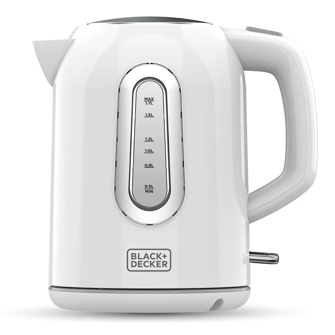 Black+decker Czajnik elektryczny BXKE2204E 2200W | 1,7l | biały, zdjęcie 1 z 6
