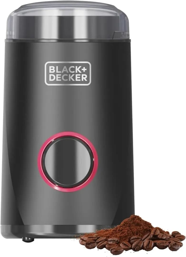 Black+decker Młynek do kawy BXCG152E 150W | 50 g | powłoka soft-touch | 180 x 100 mm, zdjęcie 1 z 8