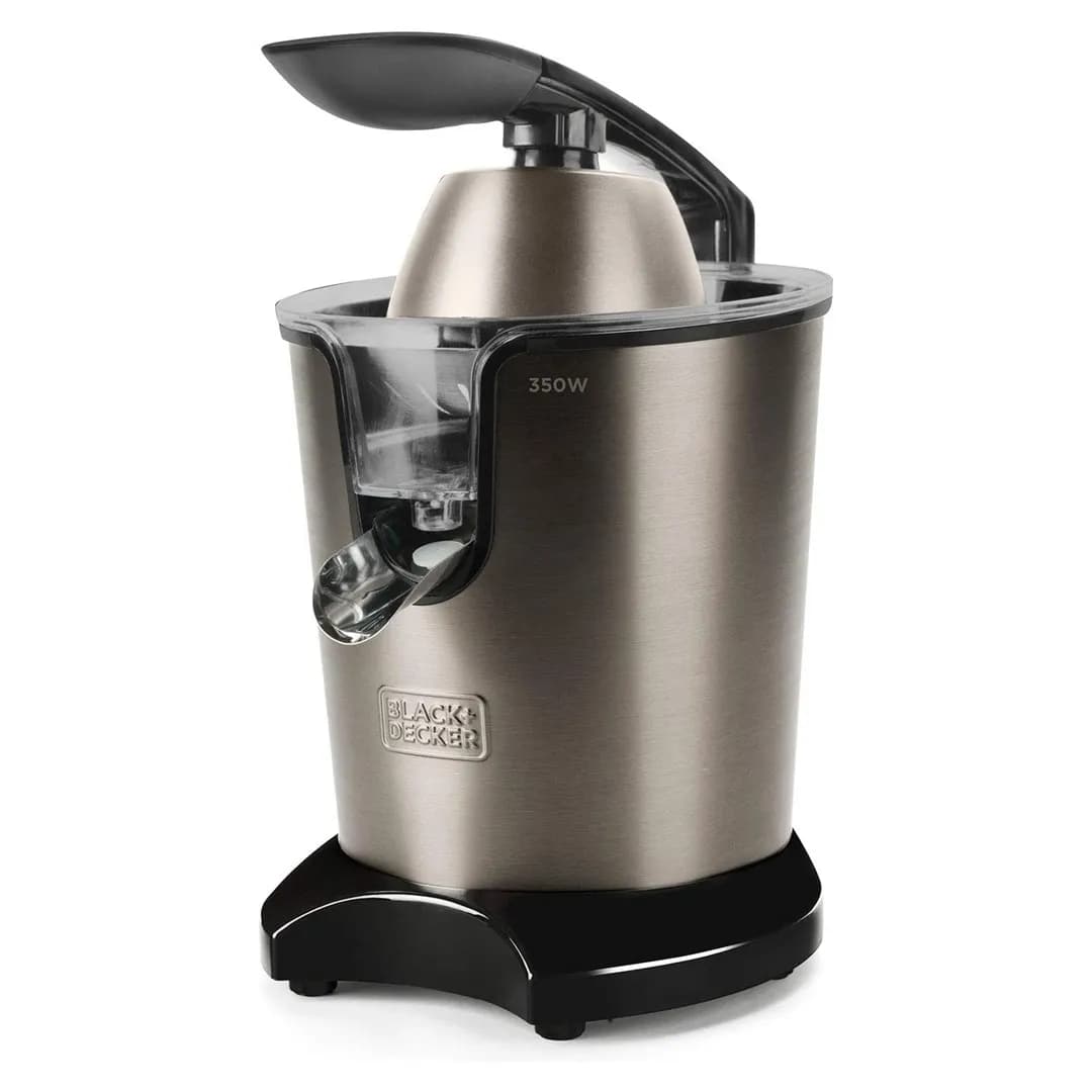 Black+decker Wyciskarka do cytrusów BXCJ350E 350W | 0,65l | 2 nasadki | blokada kapania, zdjęcie 1 z 9