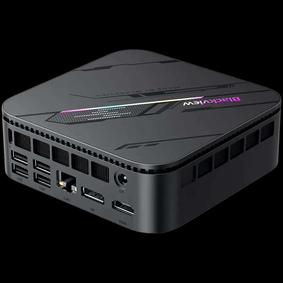 Blackview miniPC MP100 Pro AMD Ryzen 5 7430U up to 4.3HGz 16/512 WiFi 6 BT 5.2 LAN RJ45 USB, zdjęcie 1 z 6