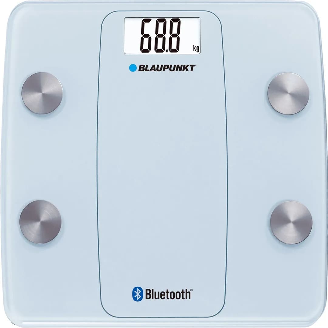 Blaupunkt Waga łazienkowa bluetooth BSM711BT, biała, zdjęcie 1 z 2