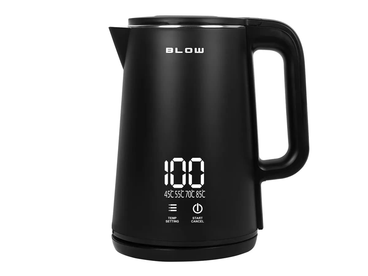 Blow Czajnik czarny z wyświetlaczem 2200W BK-18PB, zdjęcie 1 z 6
