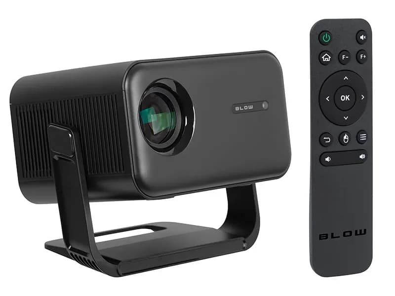Blow Projektor przenośny AndroidTV FullHD MaxView czarny, zdjęcie 1 z 7