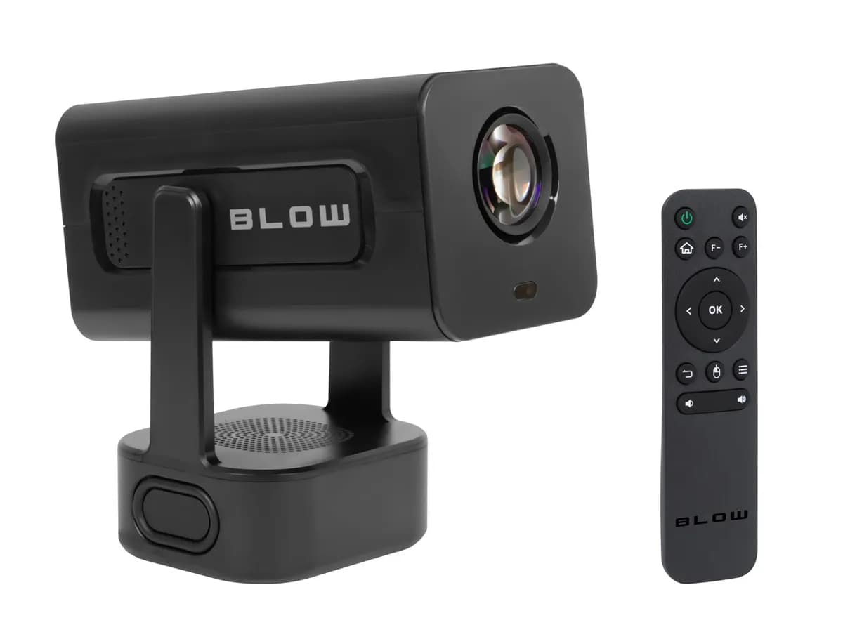 Blow PROJEKTOR PRZENOŚNY ANDROIDTV HD CINEMA SOUND +ETUI BLACK, zdjęcie 1 z 7