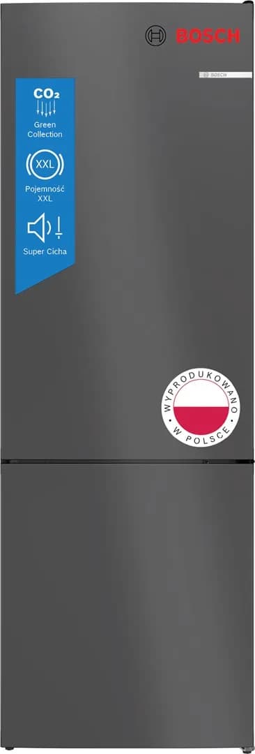 Bosch Lodówka Serie 4 KGN49OCAF Total No Frost 203 cm VitaFresh antracytowa stal, zdjęcie 1 z 12