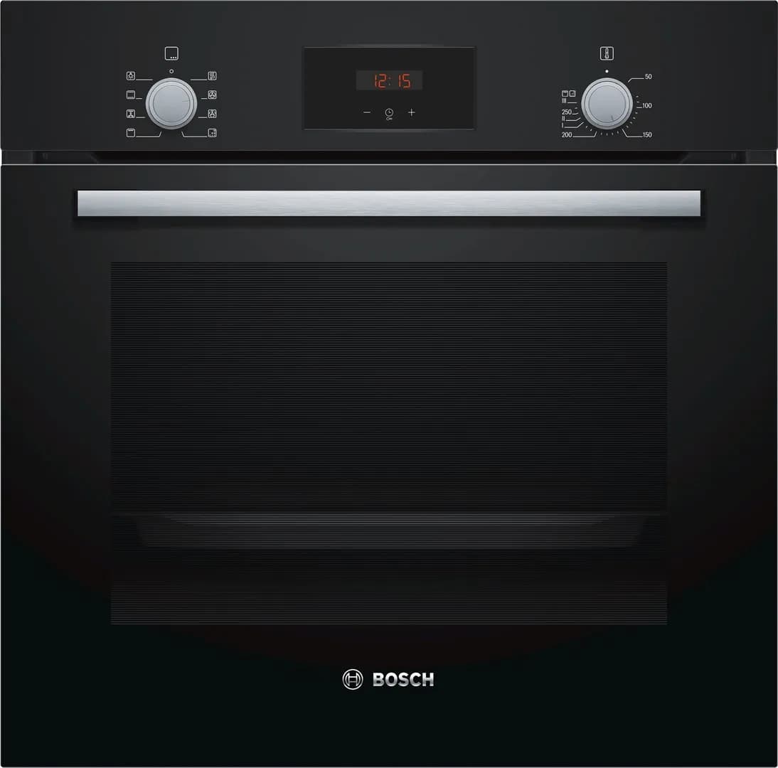 Bosch Piekarnik elektryczny HBF153BB0 Serie 2 71 l | termoobieg | grill | EcoClean | czarny, zdjęcie 1 z 5