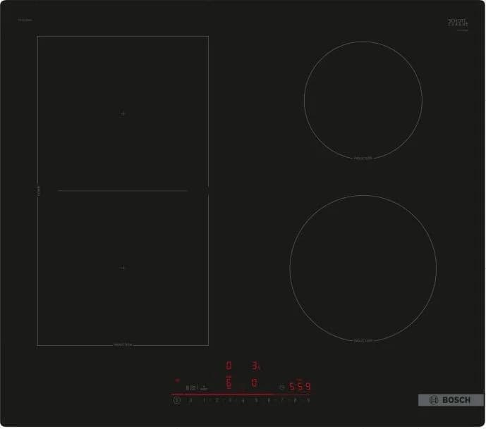 Bosch Płyta indukcyjna PVS61RHB1E Serie 6 60 cm | 4 pola | CombiZone | sterowanie okapem | WiFi, zdjęcie 1 z 5