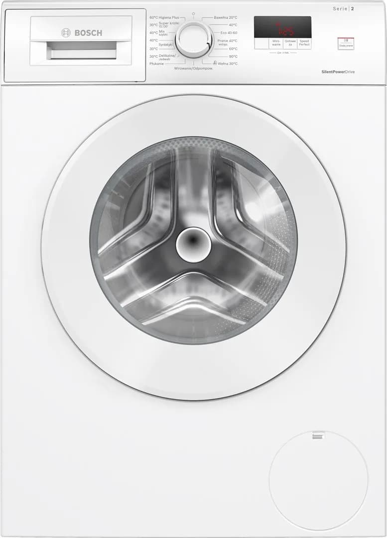 Bosch Pralka WGE02201PL Serie 2 7 kg 1200 obr/min | SpeedPerfect | ActiveWater Plus |, zdjęcie 1 z 12