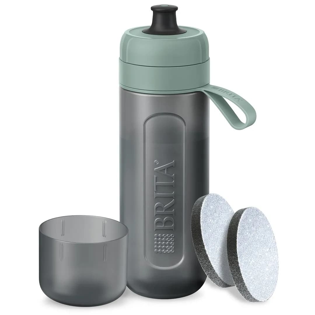 Brita Butelka filtrująca Active pastelowa zieleń 2 dyski, zdjęcie 1 z 12