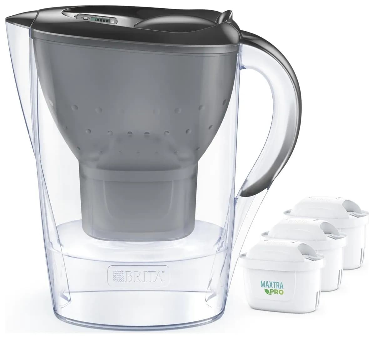 Brita Dzbanek filtrujący Marella+3 Maxtra Pro PP (grafitowy ; 2,4l)