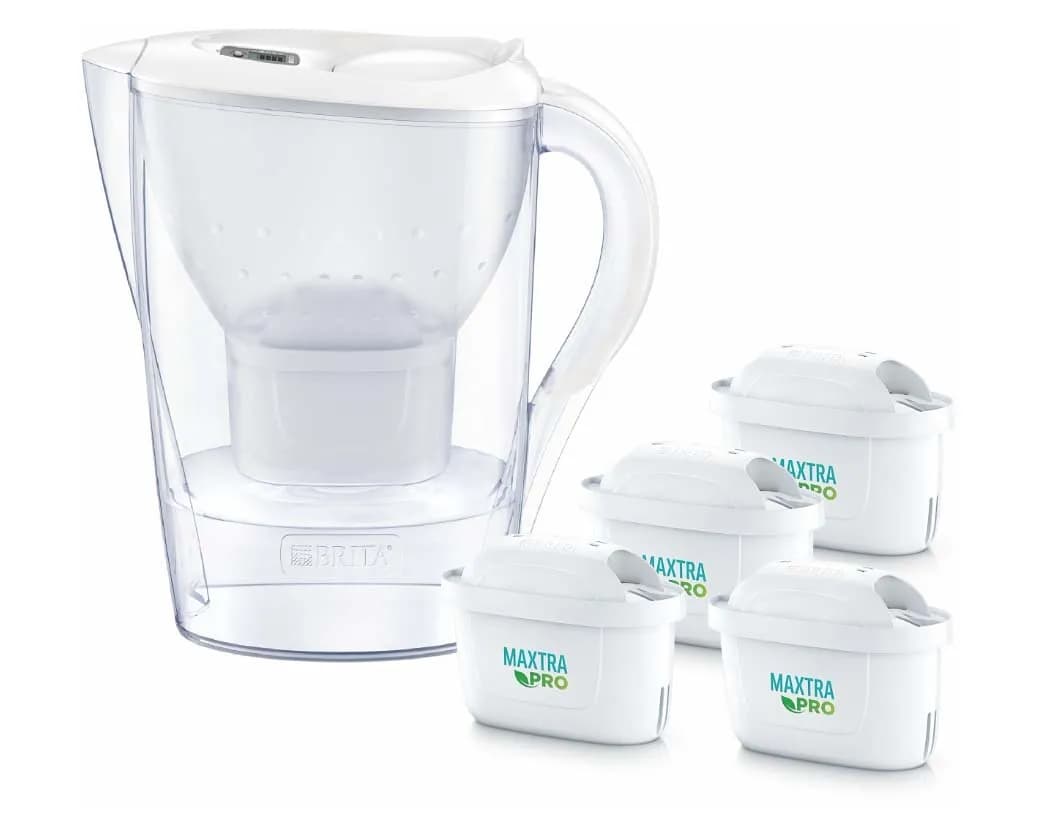 Brita Dzbanek filtrujący Marella+4 wkłady Maxtra Pro PP (2,4l; biały), zdjęcie 1 z 2