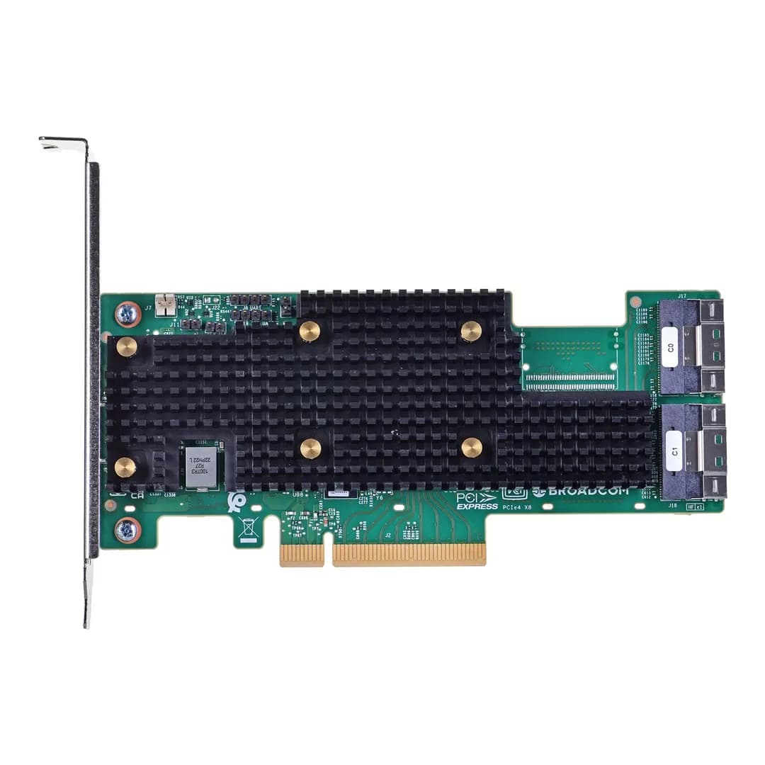 Broadcom karta eHBA 9600-16i 24Gb/s SAS/SATA/NVMe PCIe 4.0 x8, 2 x8 SFF-8654, zdjęcie 1 z 2