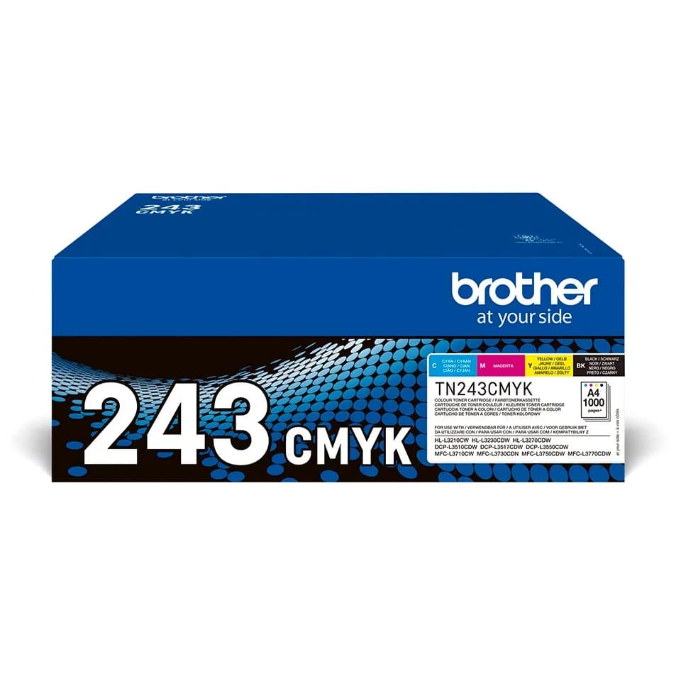 Brother Toner zestaw TN243CMYK=TN-243CMYK, 1000 str., zdjęcie 1 z 4