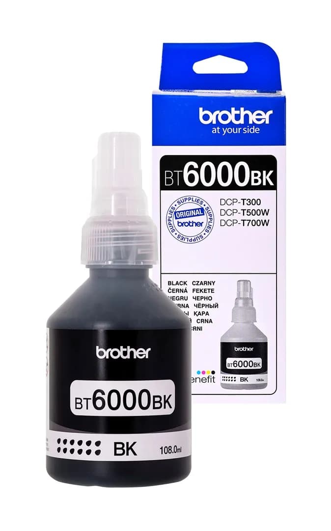 Brother Tusz czarny BT6000BK=BT-6000BK, 6000 str., zdjęcie 1 z 5